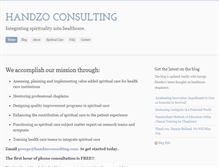 Tablet Screenshot of handzoconsulting.com